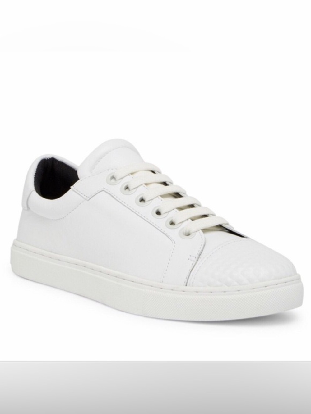 Rebecca minkoff bleaker white leather sneakers tennis shoes
